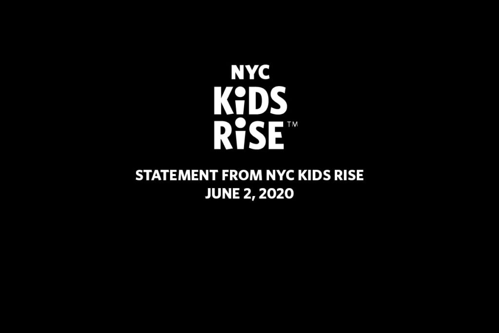 Statement from NYC Kids RISE